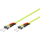 Glasvezelkabel ST-ST OM5 (laser optimized) 0,50m