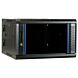 6U wandkast (kantelbaar) met glazen deur 600x600x368mm (BxDxH)