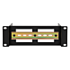 2U DIN rail voor 10 inch racks - in diepte verstelbaar