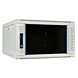 4U witte wandkast met glazen deur 600x600x280mm (BxDxH)