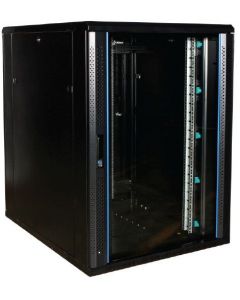 22U, 19" Serverkast met glazen voordeur (BxDxH) 800x1000x1200mm - binnenkant