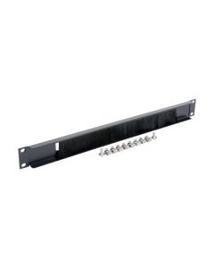 1U afdekpaneel met borstel geschikt voor 19 inch server en patchkasten