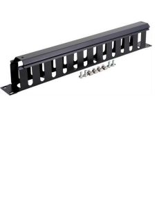1U rangeerpaneel met uitschuifbare deksel voor 19 inch server en patchkasten 