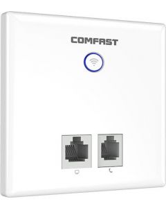 COMFAST CF-E537AC  WIFI telefoon/internet-wandcontact POE inbouw, 750Mbps Dual Band Wireless Router Repeater