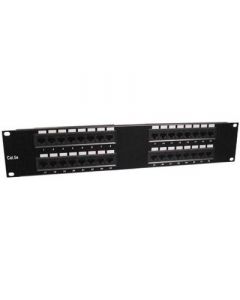 Cat5e UTP 180º 2U 32 ports RJ45 patchpaneel