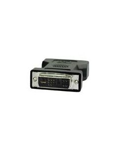 Deltaco DVI-4 DVI VGA Zwart kabeladapter/verloopstukje