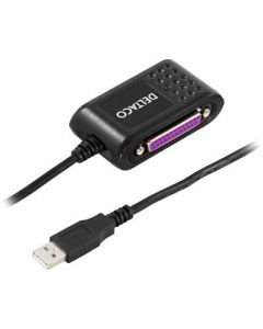 USB naar Parallel Adapter, DB25 female, voor printers, 1,5 m