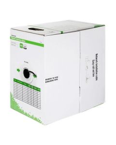 Cat6 U/UTP 100% koper installatiekabel OUTDOOR 305m 