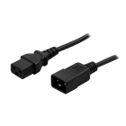 Stroomkabel C19 naar C20 1,80m zwart