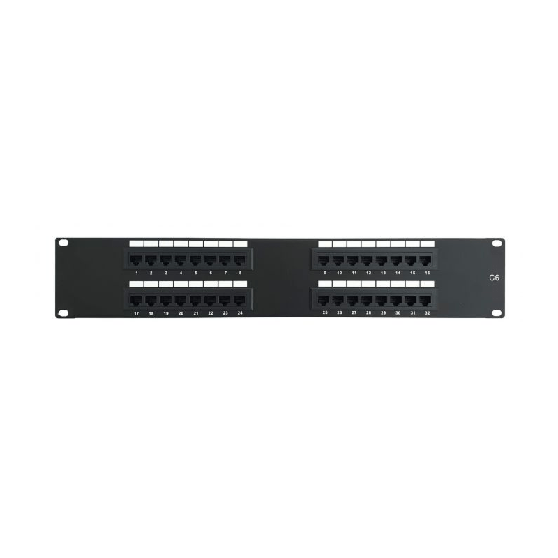 CAT6 UTP patchpaneel - 32 poorts - 2U
