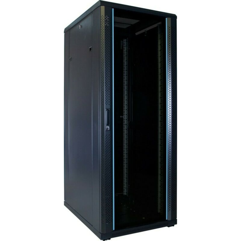 32U serverkast met glazen deur 600x800x1600mm (BxDxH)