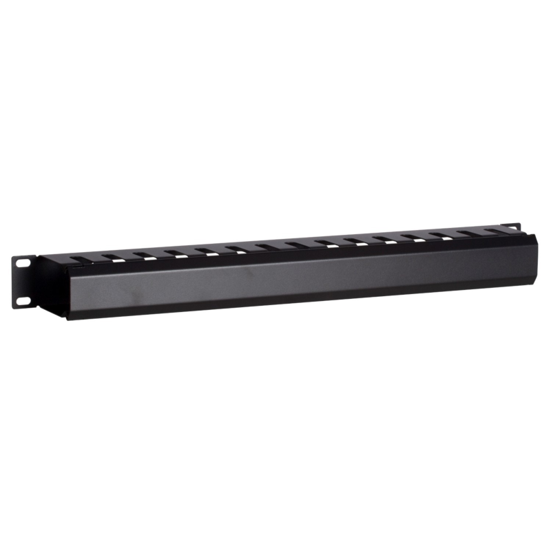 19 inch kabelgoot met afdekplaat 1U