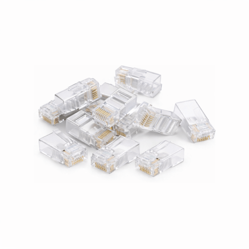 DANICOM UTP CAT6 RJ45 Connector - voor soepele kern - 10 stuks