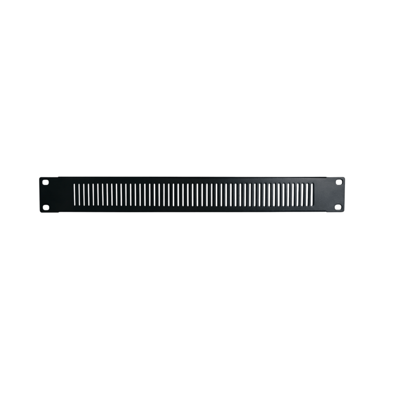 19 inch verticaal geperforeerd afdekpaneel - 1U