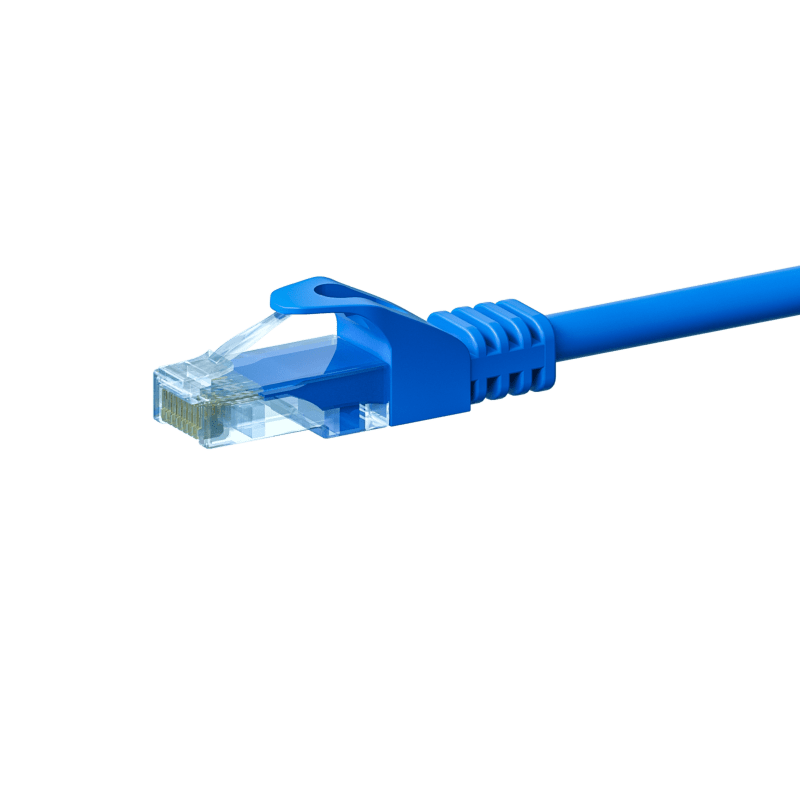 UTP CAT5e patchkabel 1m blauw - 100% koper