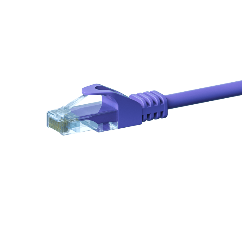 UTP CAT5e patchkabel 30m paars - 100% koper