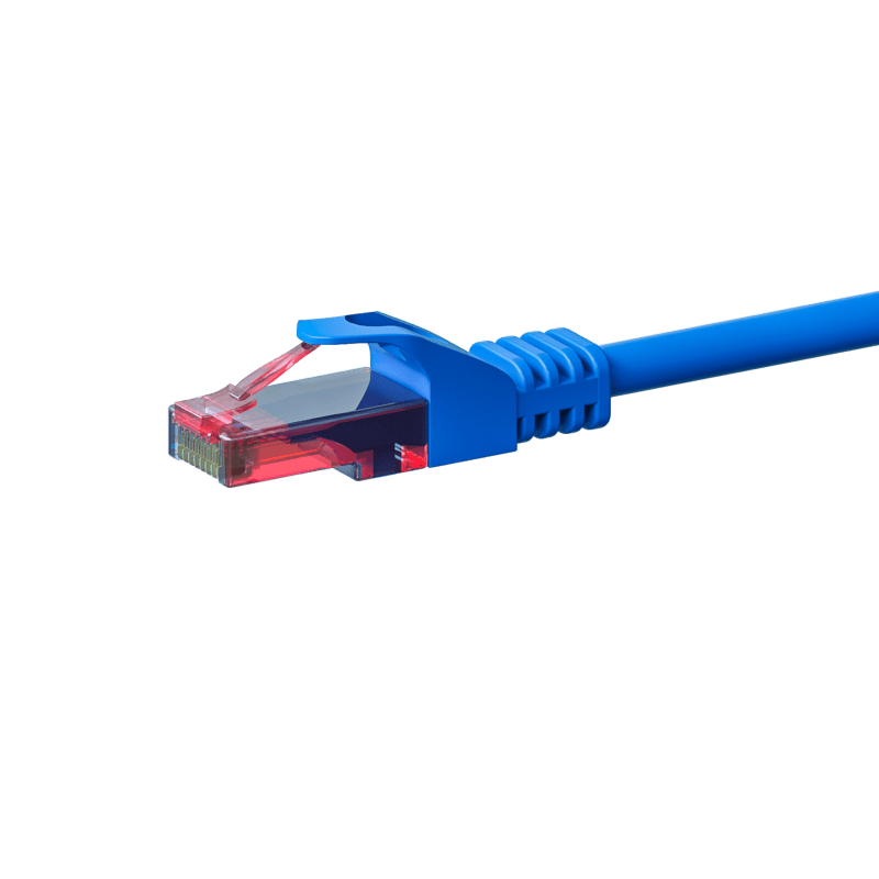 UTP CAT6 patchkabel 0,15m blauw - 100% koper