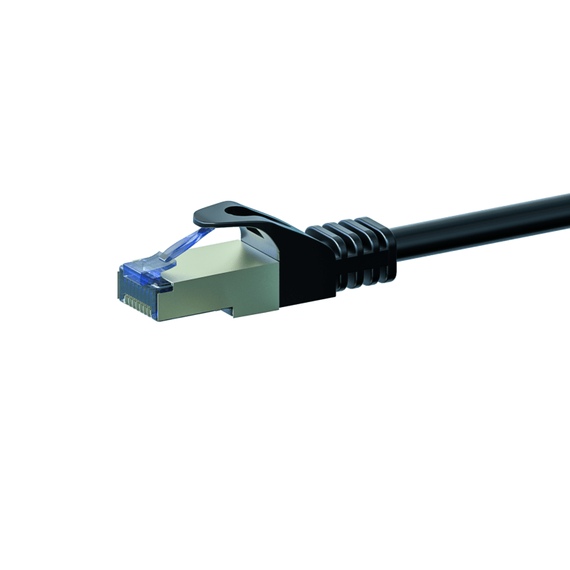 CAT6a S/FTP (PIMF) patchkabel 3m zwart