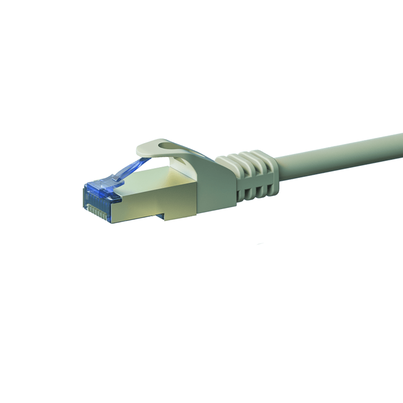 CAT6a S/FTP (PIMF) patchkabel 0,25m grijs