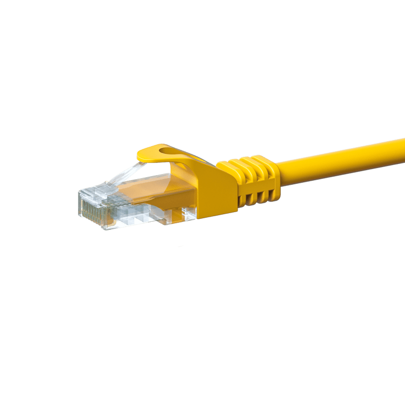 CAT5e UTP patchkabel 15m geel  - CCA