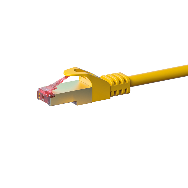 CAT6 S/FTP (PIMF) patchkabel 1m geel 