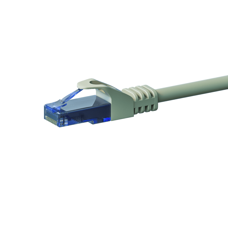 UTP CAT6a patchkabel 1,50m grijs - 100% koper