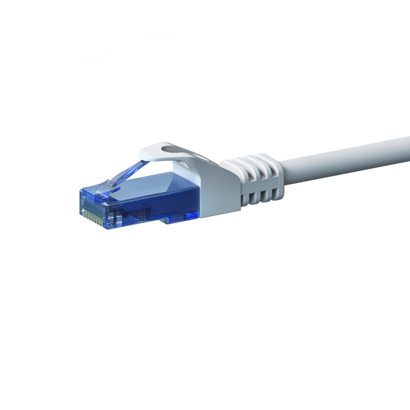 UTP CAT6a patchkabel 20m wit - 100% koper