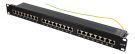 Alfaco 19-PKS6-24, 19 inch - 90º 1U - Cat6 - FTP - RJ45 - 24 voudige patchpaneel