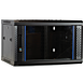 4U wandkast met glazen deur 600x450x280mm (BxDxH)