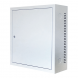 3U wandkast met metalen deur 185mm diep wit