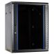 15U wandkast met glazen deur 600x450x770mm (BxDxH)