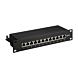10 inch CAT6a STP patchpaneel - 12 poorts