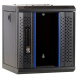 10 inch 6U serverkast met glazen deur 370x450x370mm (BxDxH)