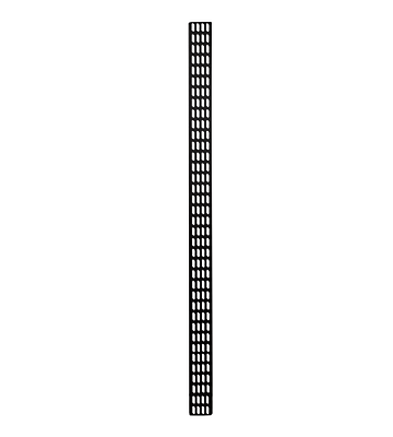 37U verticale kabelgoot - 30cm breed