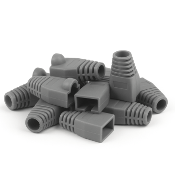 DANICOM RJ45 Kabeltule Grijs - 10 stuks
