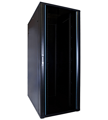 42U serverkast met glazen deur 800x1200x2000mm (BxDxH)