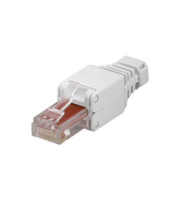 DANICOM UTP CAT6 Toolless RJ45 Connector - voor soepele en stugge kern