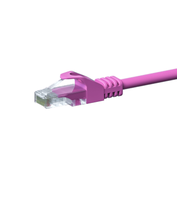 CAT5e UTP patchkabel 2m roze  - CCA