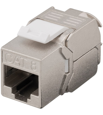 CAT8 STP Keystone Connector - Toolless