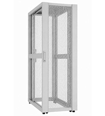 48U Datacenter serverkast met geperforeerde deur 600x1000x2250mm (BxDxH) Grijs
