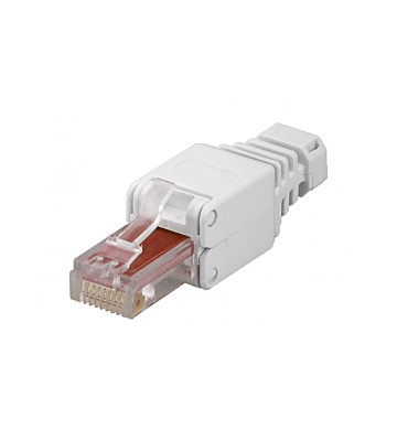 UTP CAT6 Toolless RJ45 Connector - voor stugge en soepele kern