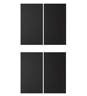 Datacenter set zijpanelen voor 42U kasten, 1000mm diep