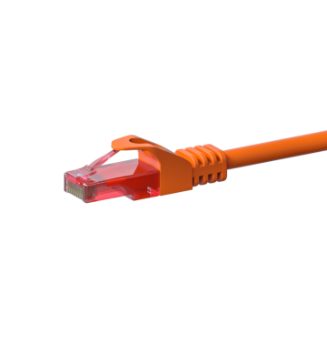 UTP CAT6 patchkabel 0,50m oranje - 100% koper