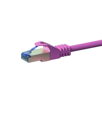 CAT6a S/FTP (PIMF) patchkabel 7,50m roze