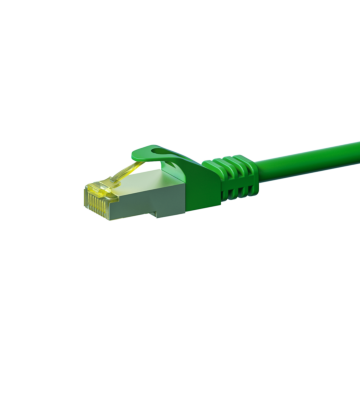 Cat7 S/FTP (PIMF) patchkabel 10m groen