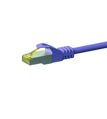 Cat7 S/FTP (PIMF) patchkabel 1m paars