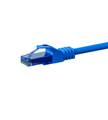 UTP CAT6a patchkabel 0,50m blauw - 100% koper