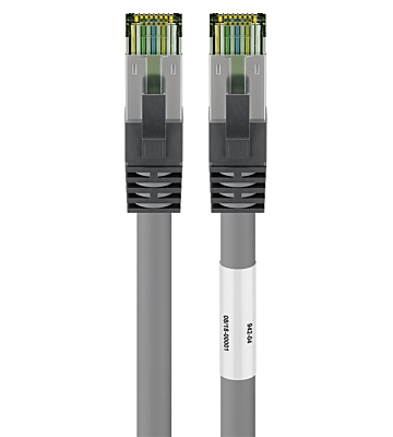 Cat8 S/FTP (PIMF) patchkabel 2m grijs