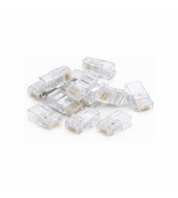 DANICOM UTP CAT6 RJ45 Connector - voor stugge kern - 10 stuks