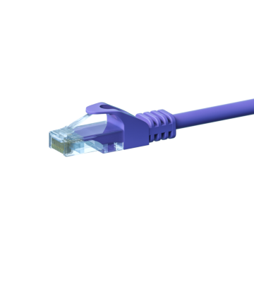 UTP CAT5e patchkabel 5m paars - 100% koper